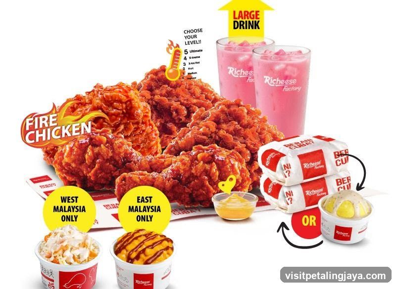 Richeese Factory Fire Chicken Promotion