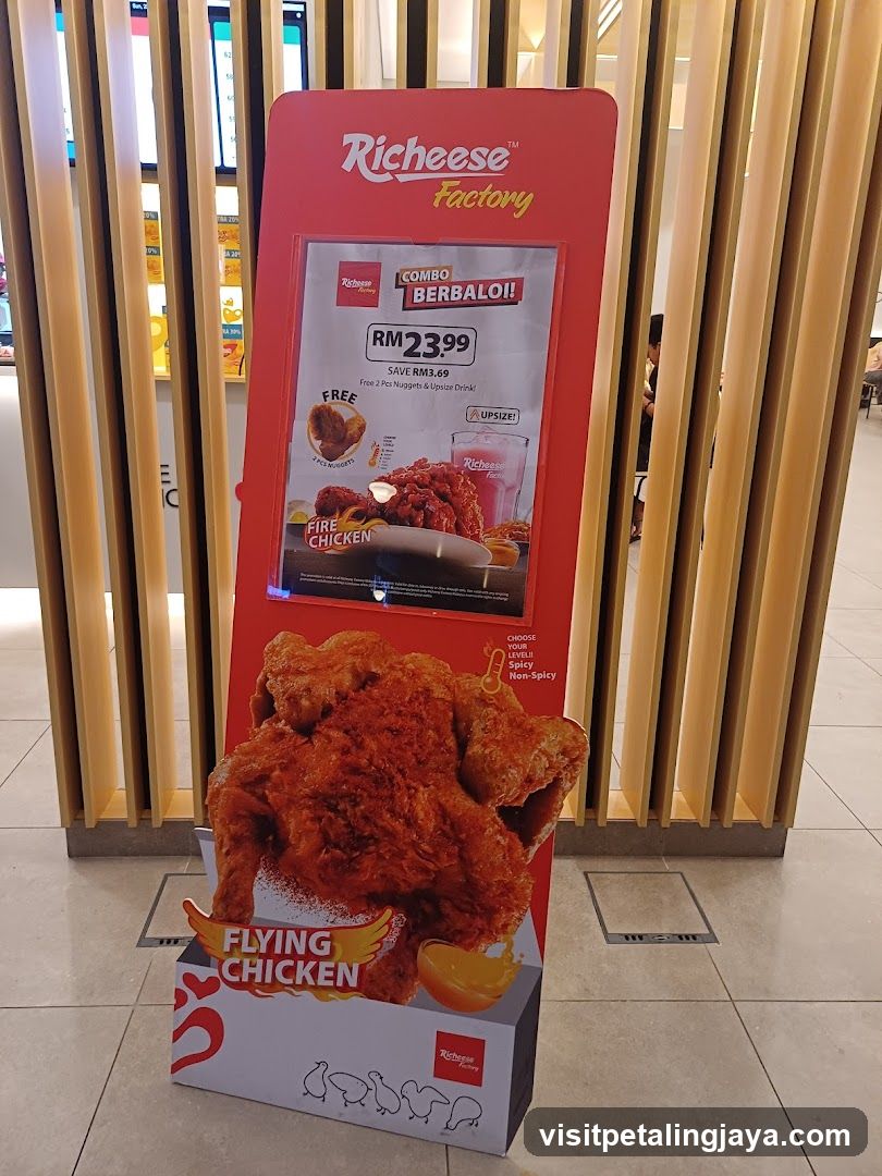 Richeese Factory Flyer Display