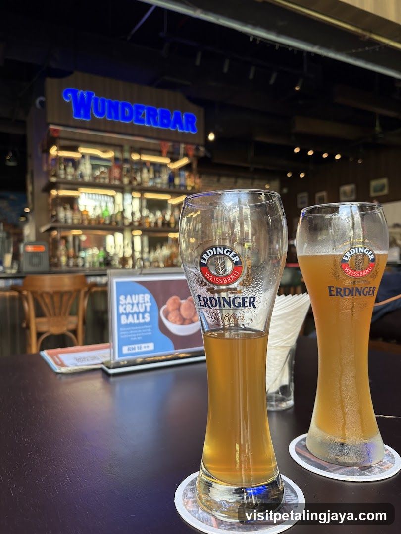Erdinger Beer at Wunderbar