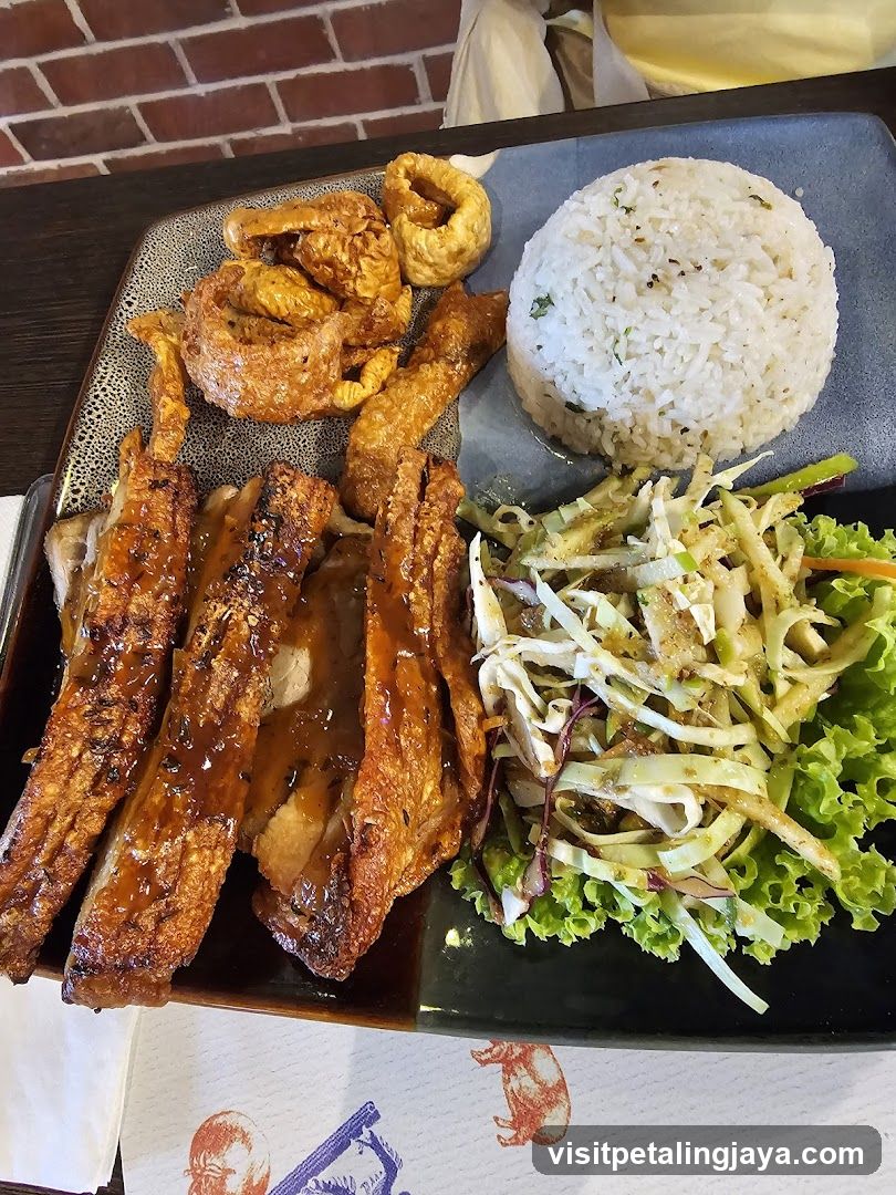 Grilled Pork Ribs Meal