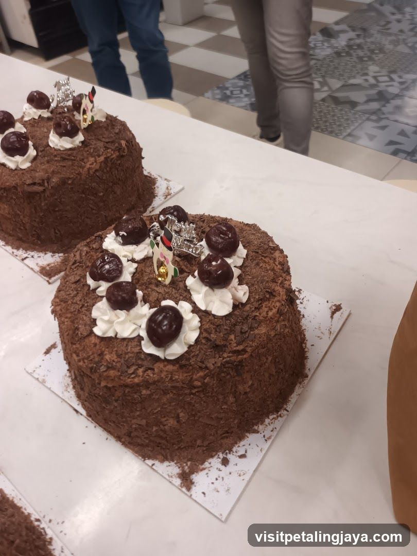 Chocolate Cakes Display