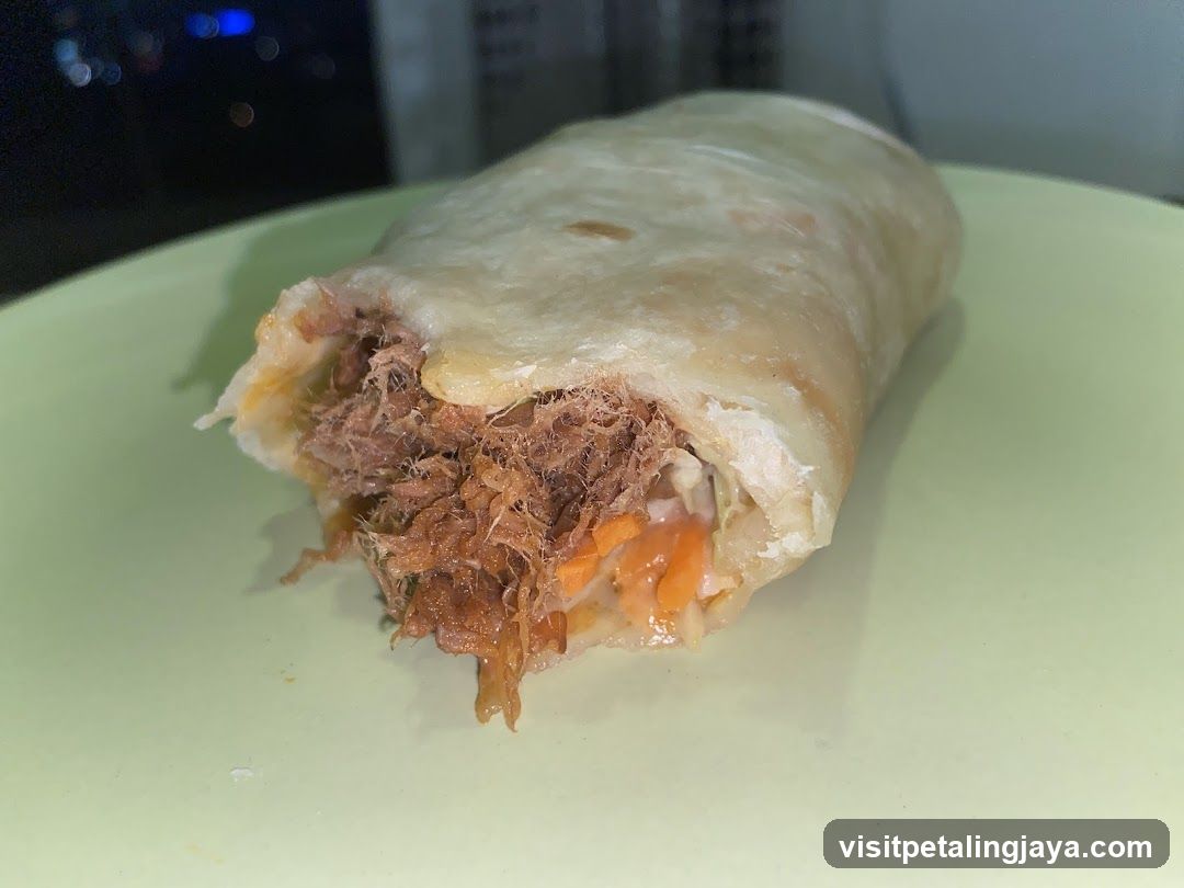 Meat Roll on Plate