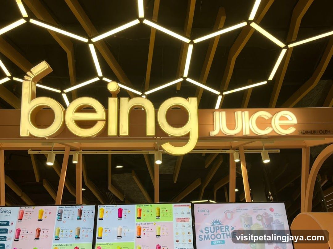 being juice interior display