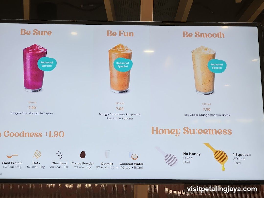 Smoothie Menu Board