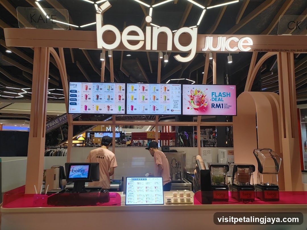 being juice shop interior