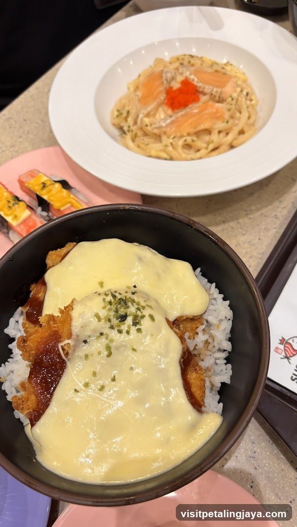 Japanese-style food spread