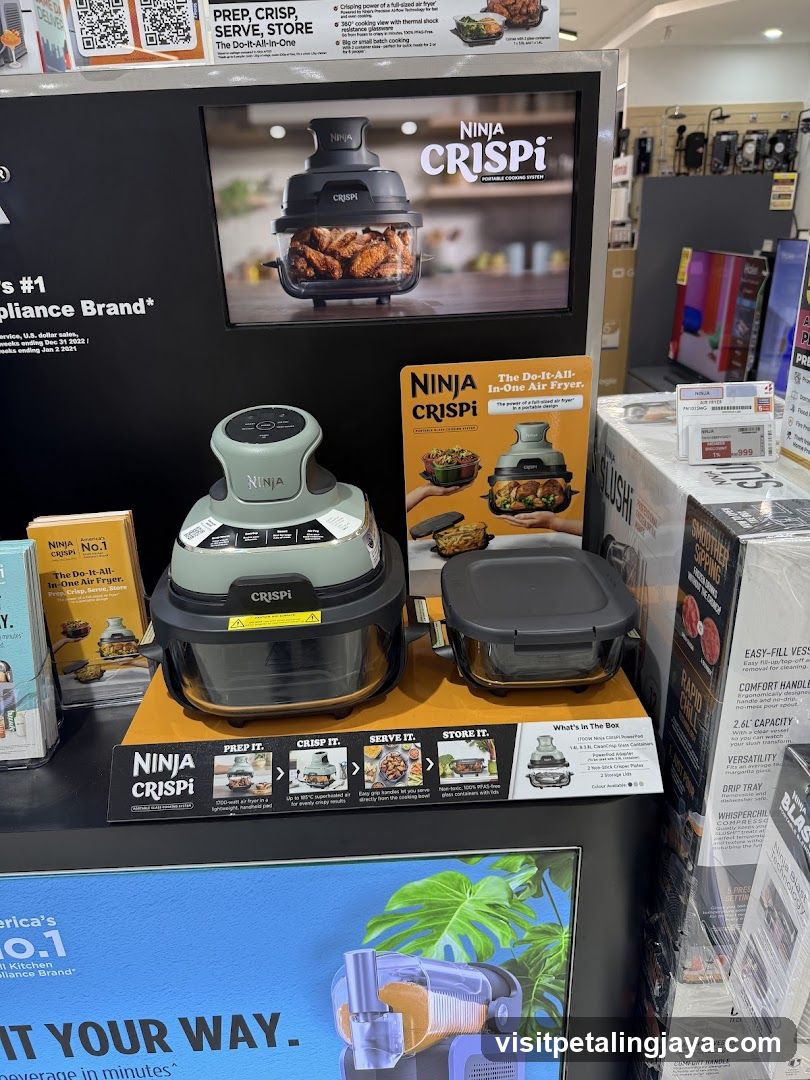 Ninja Crispi Air Fryer Display