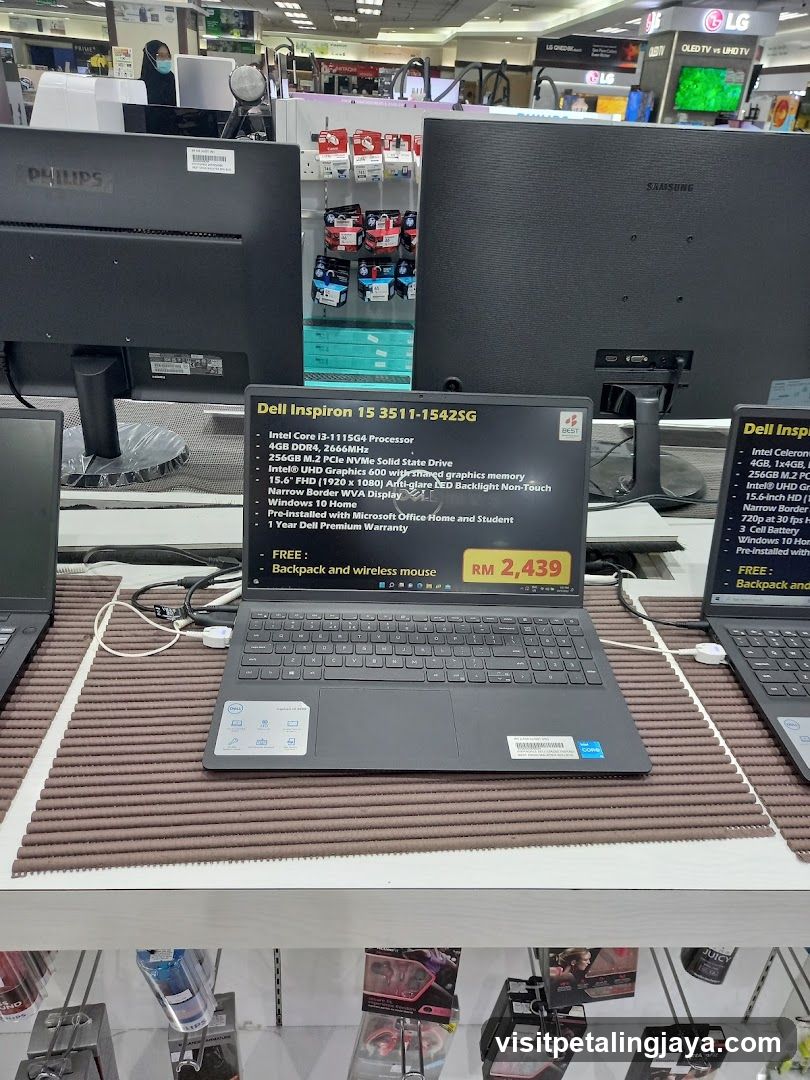 Electronics Store Interior Display