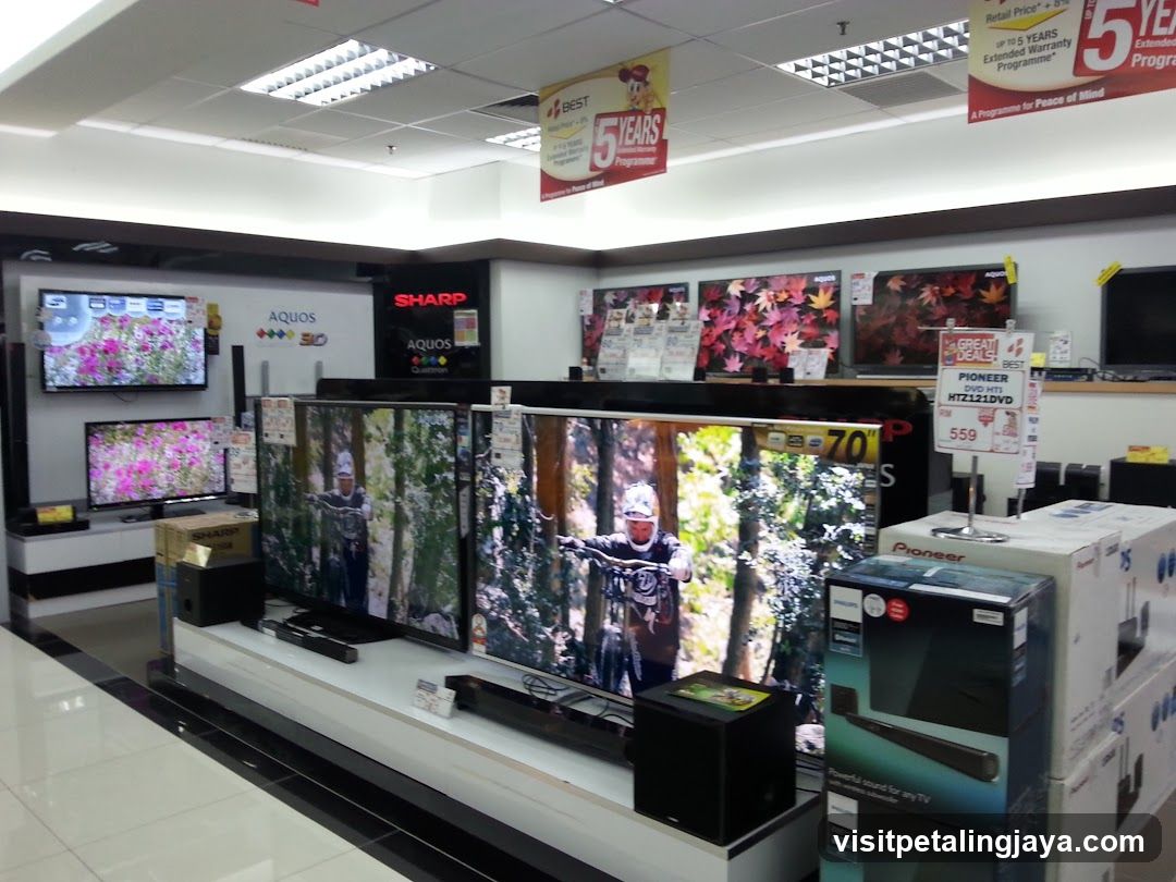 Electronics Store Interior Display