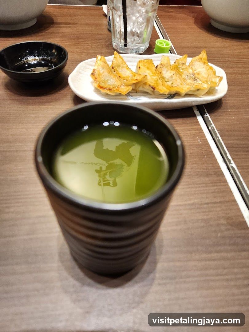 Dining Table with Dumplings and Tea
