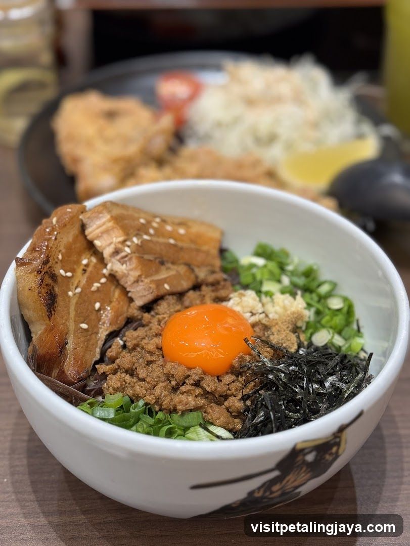 Rice Bowl with Egg and Tofu