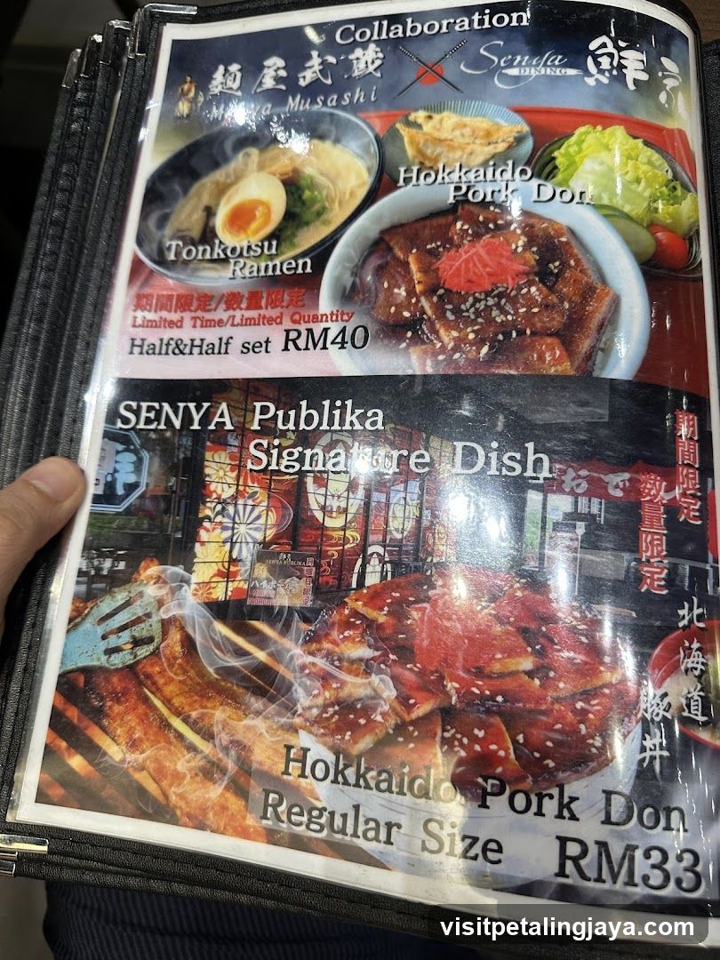 Collaboration Menu - Aya Musashi x Senya