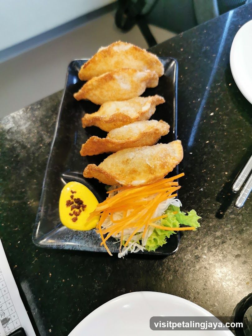 Fried Dumplings with Garnish