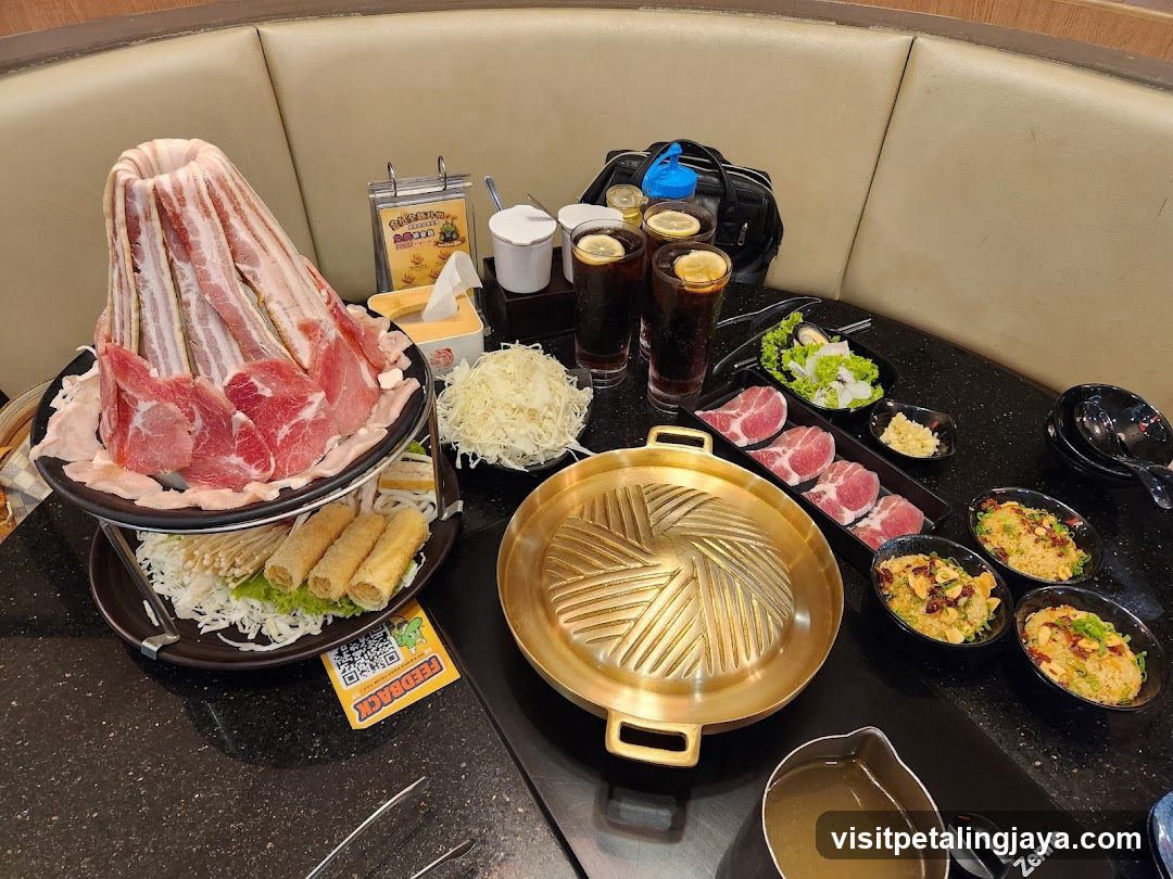 Grill Table Spread