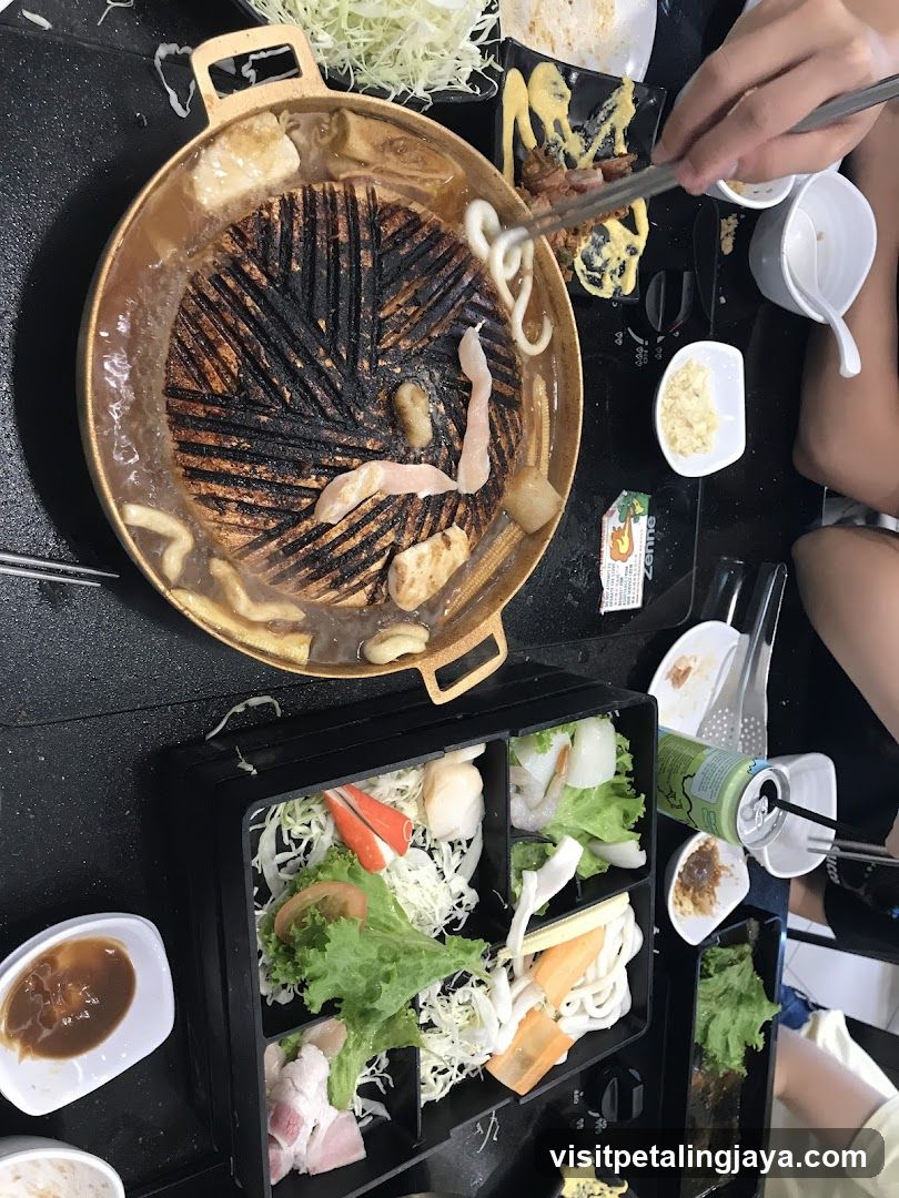 Korean BBQ Table Setting
