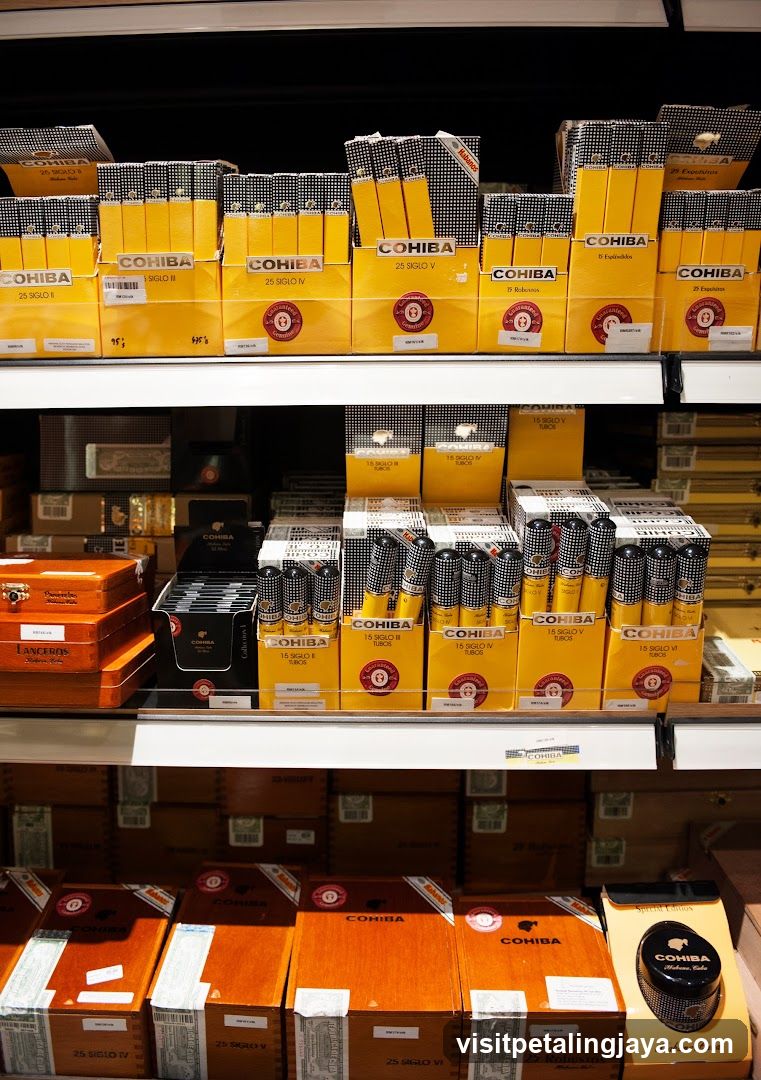 Cohiba Cigarettes Display