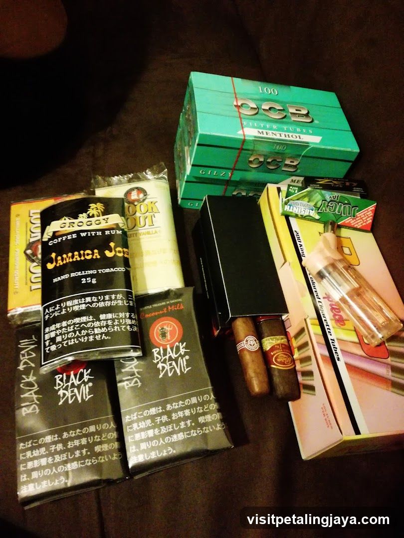 Tobacco and Smoking Accessories Display