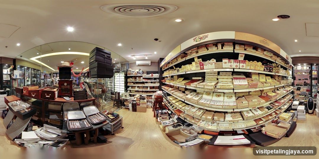 Interior of a tobacco shop