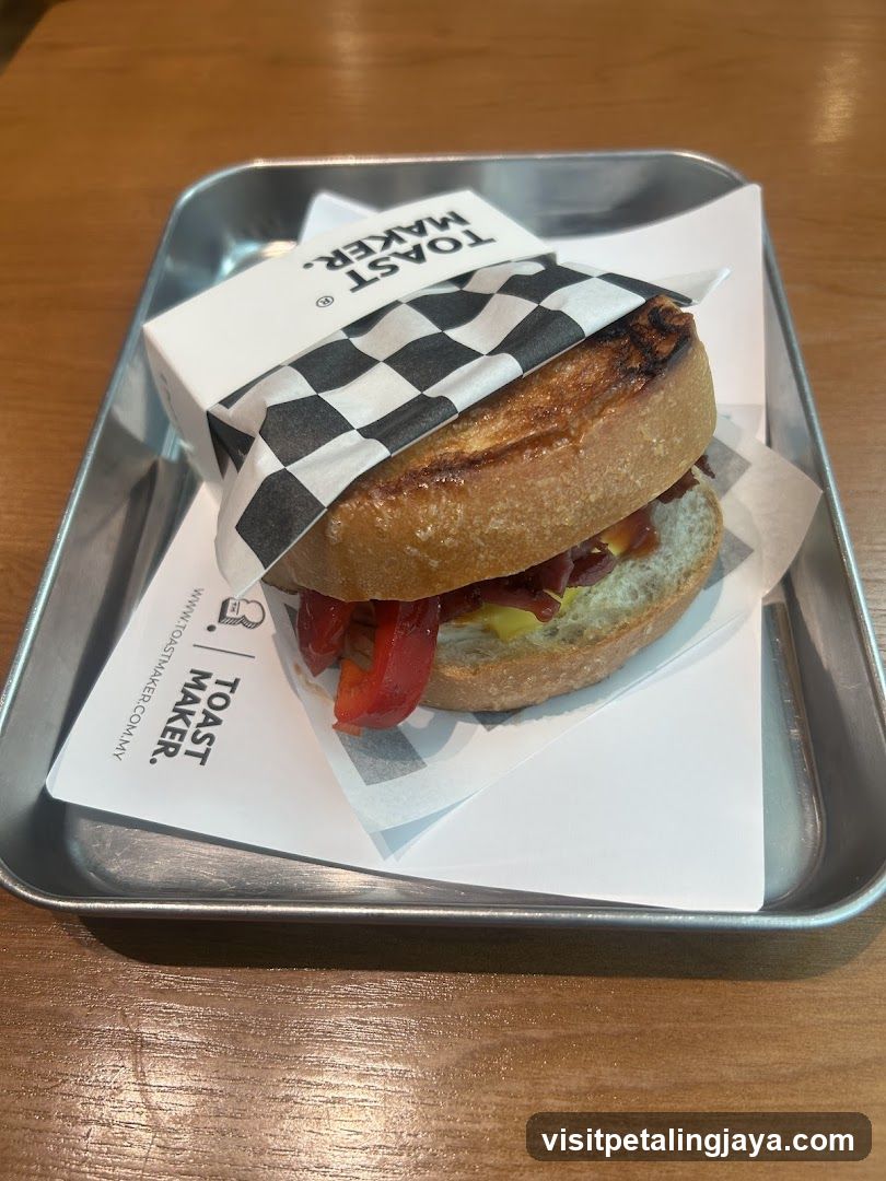 Toasted Sandwich on Tray