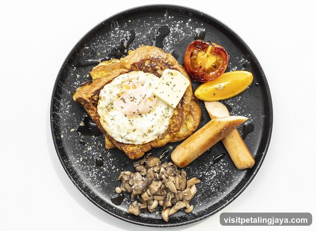 French Toast with Egg and Sides