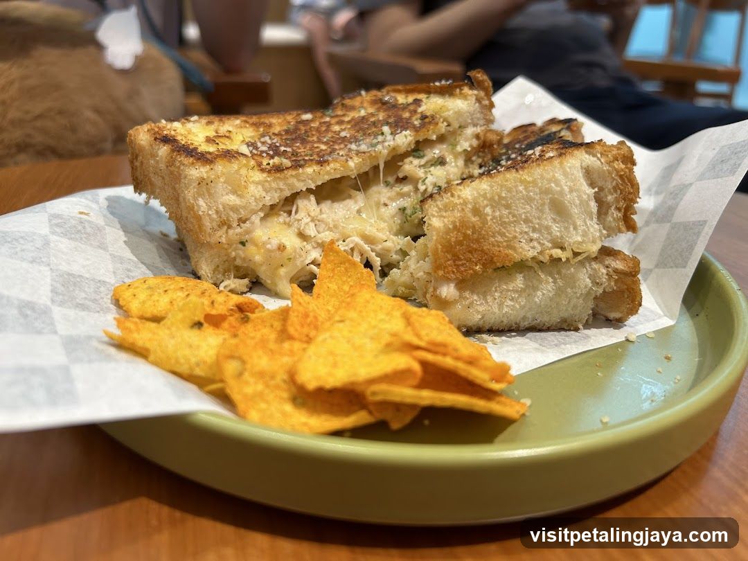 Grilled Sandwich with Chips