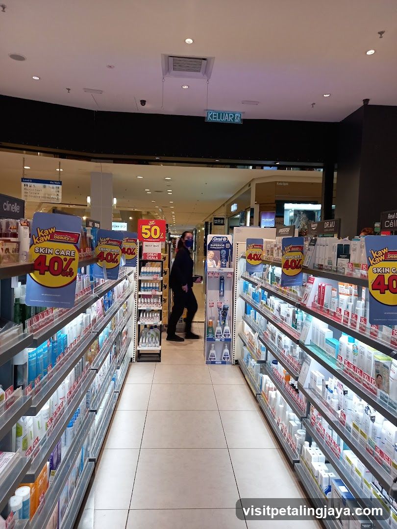 Beauty Store Interior with Discounts