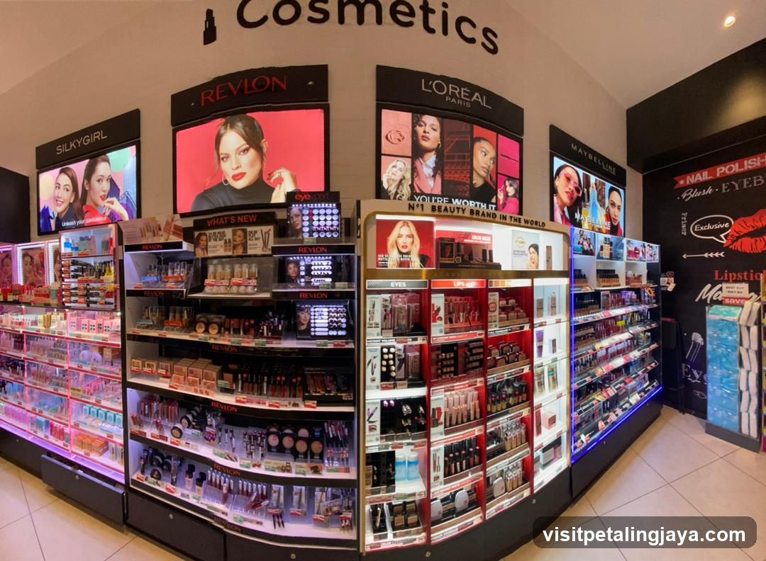Cosmetics Store Interior Display