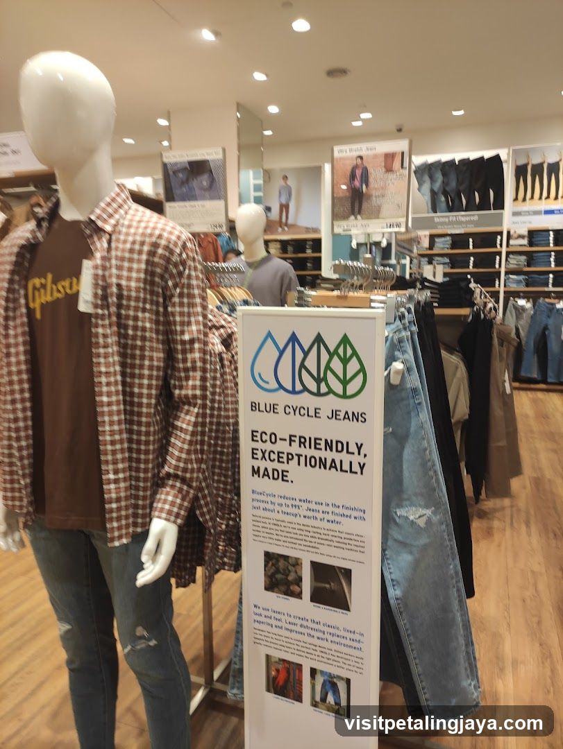Blue Cycle Jeans Display