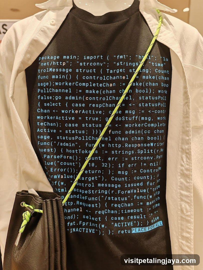 Go Code T-Shirt Display