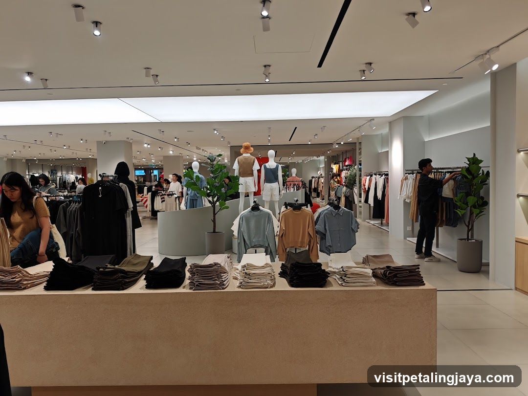 Clothing Store Interior Display