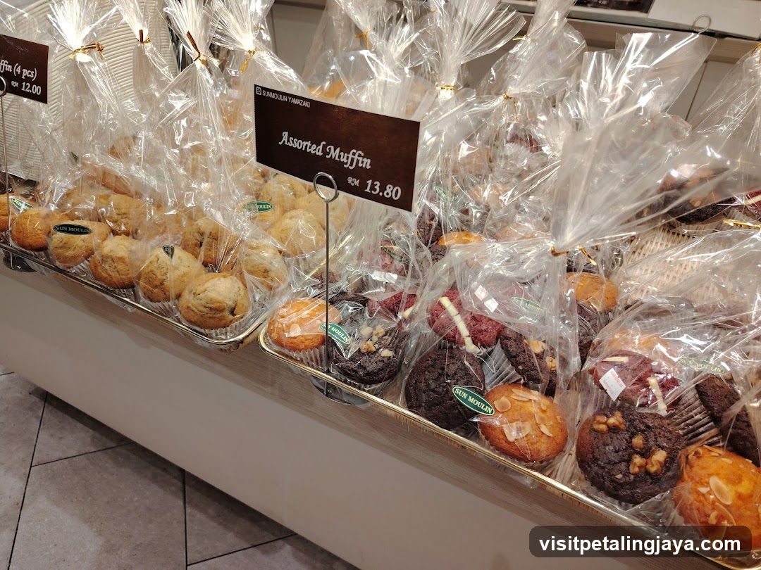 Assorted Muffin Display