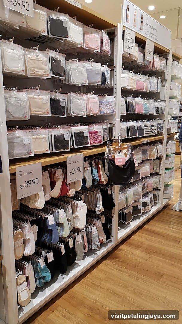 Socks and Underwear Display