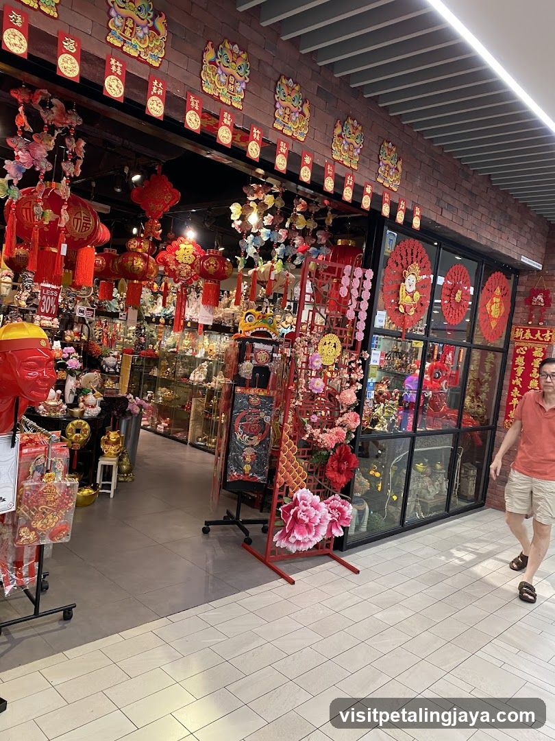 Chinese Festival Shop Interior