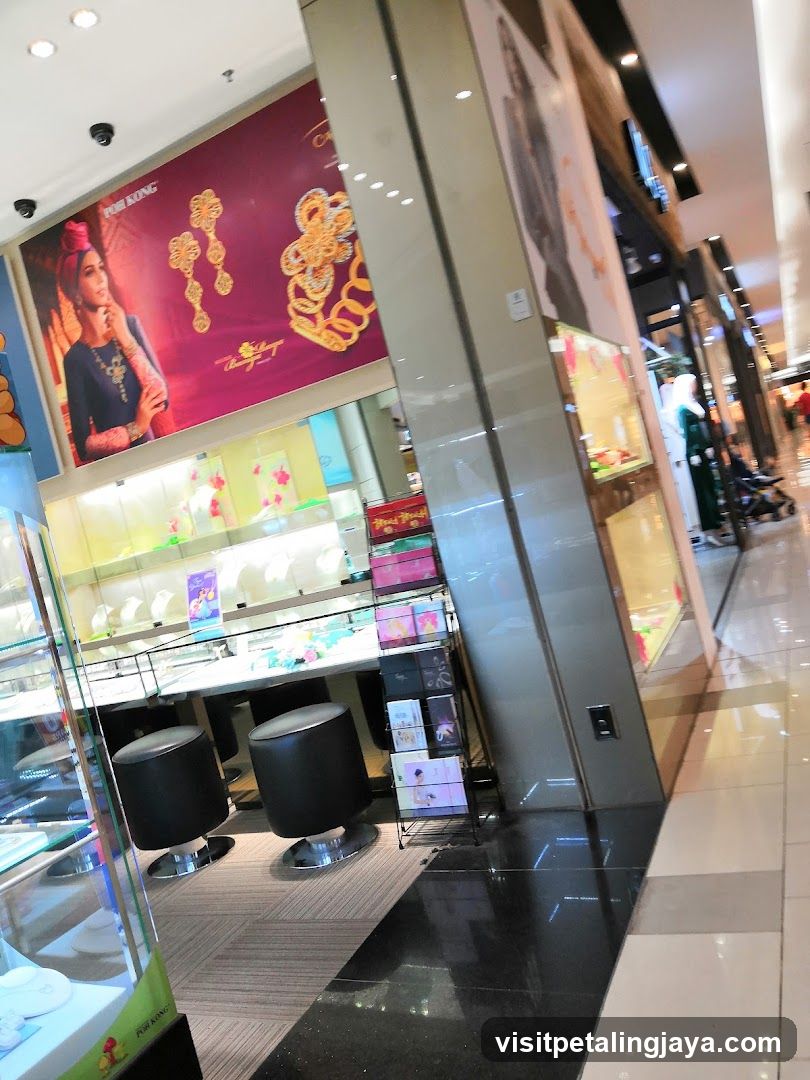 Jewelry Store Interior with Advertisements