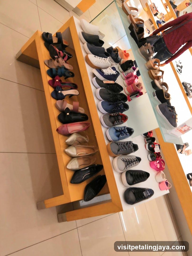 Shoe Display in Store