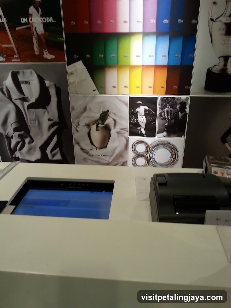 Lacoste Store Interior Display
