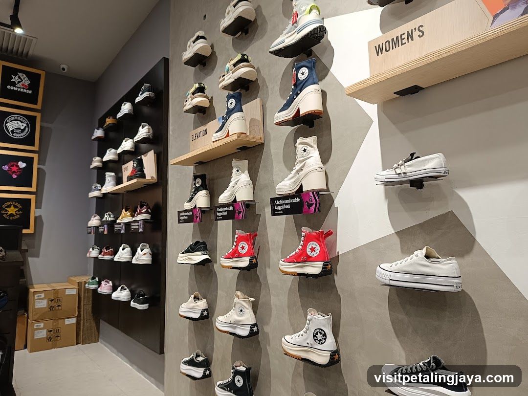 Converse Shoe Display Wall