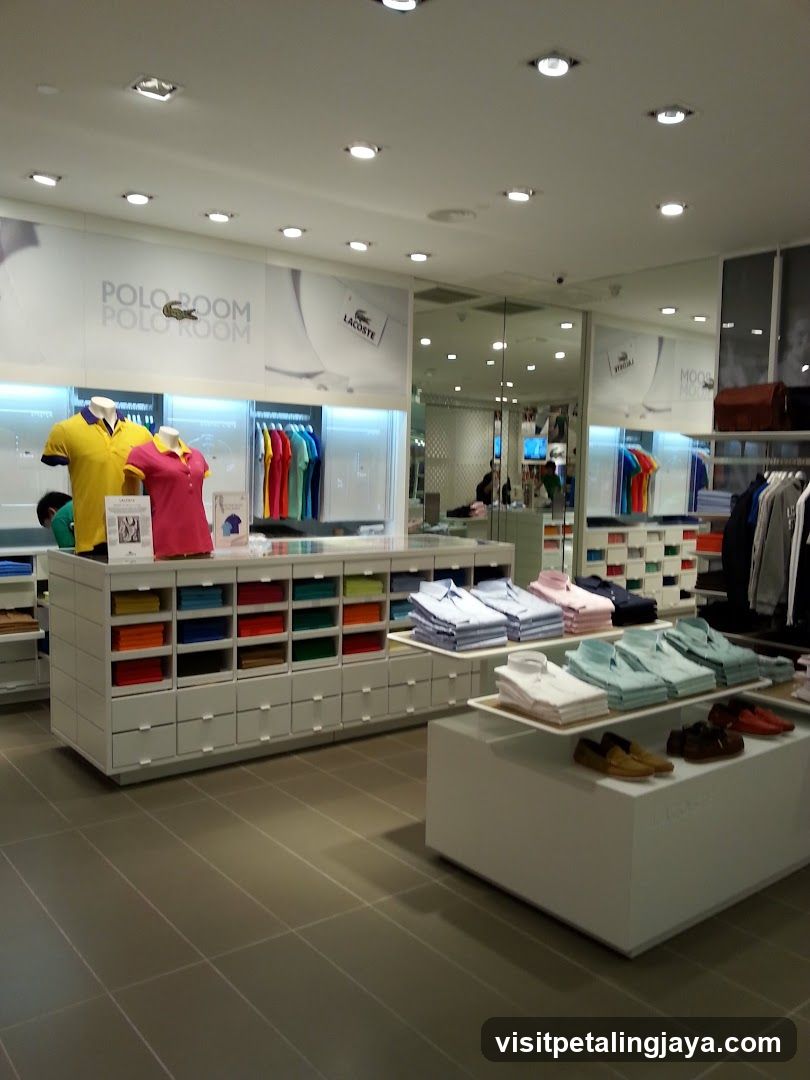 Lacoste Polo Room Store Interior