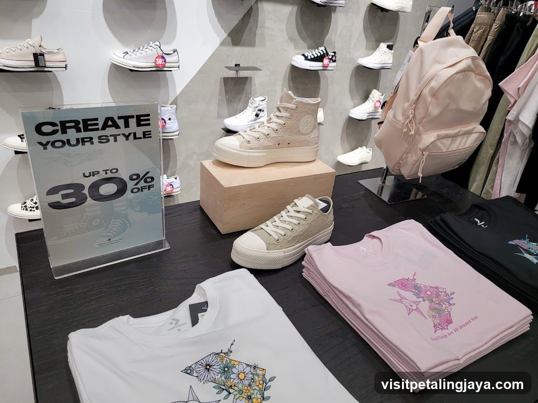 Converse Shoe Display
