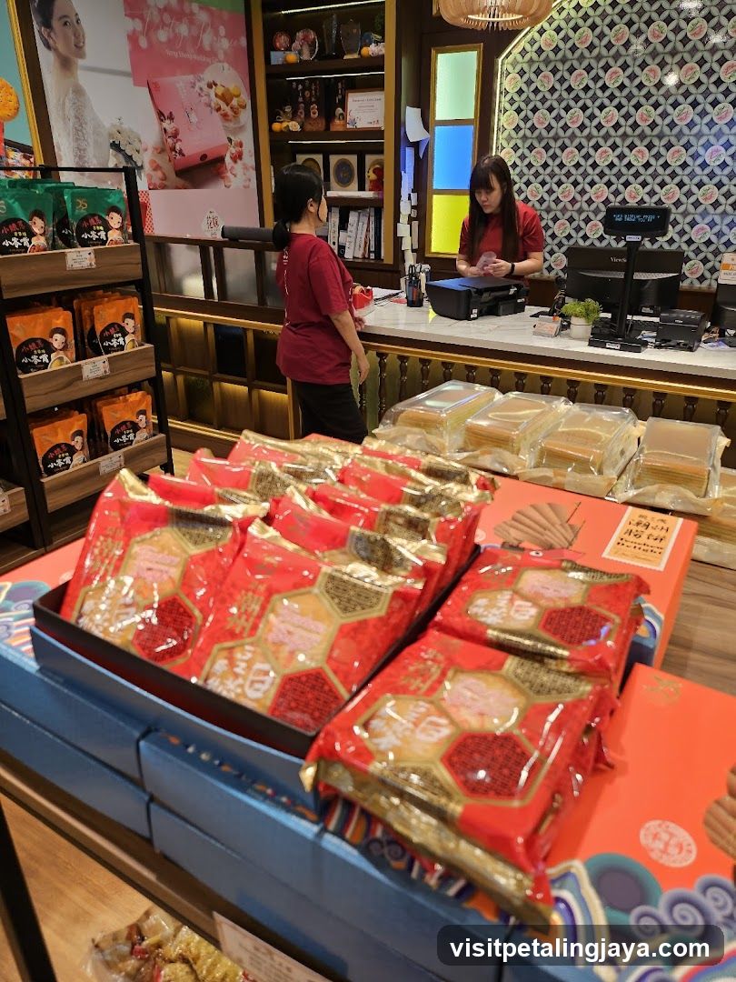 Interior of a bakery or confectionery shop