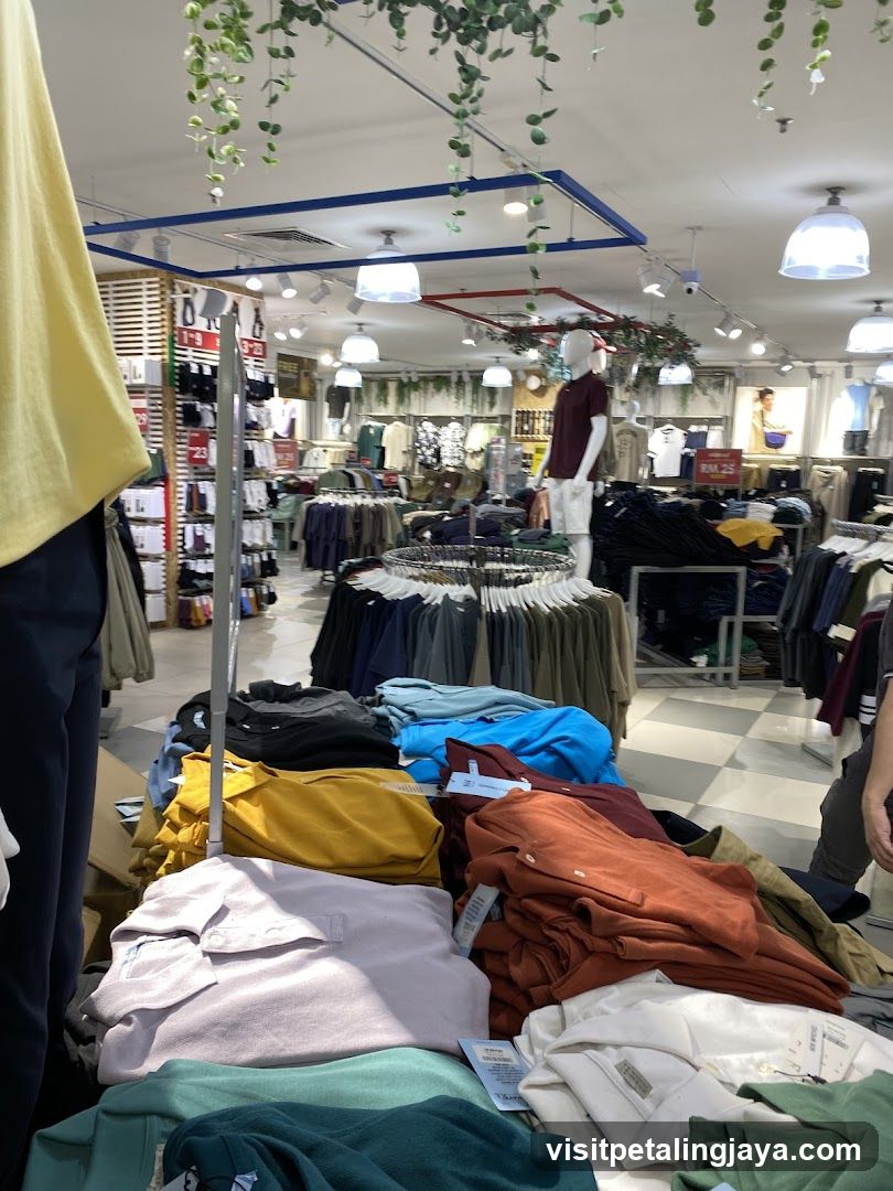 Clothing Store Interior Display
