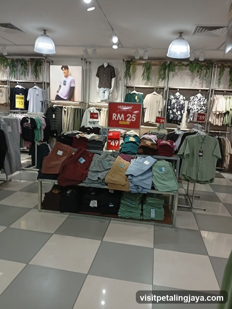 Clothing Store Interior Display