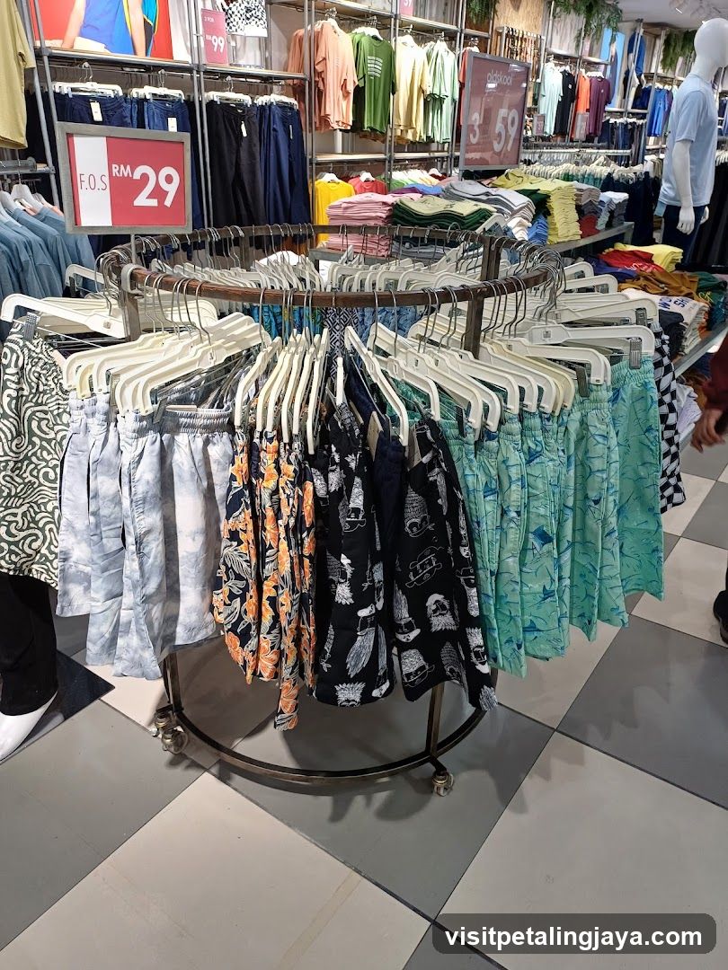 Clothing Store Interior Display