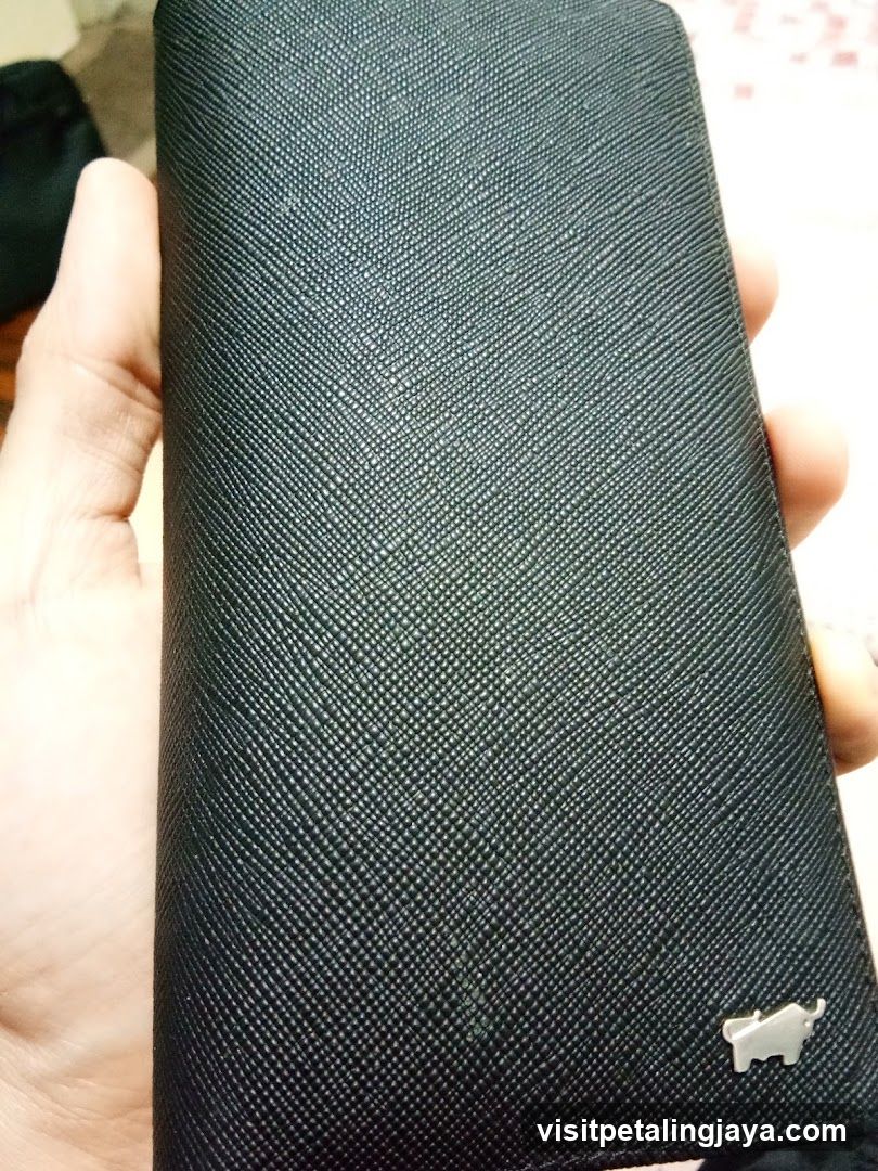 Black Wallet with Elephant Logo