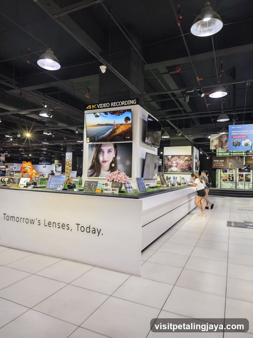 Electronics Store Interior Display