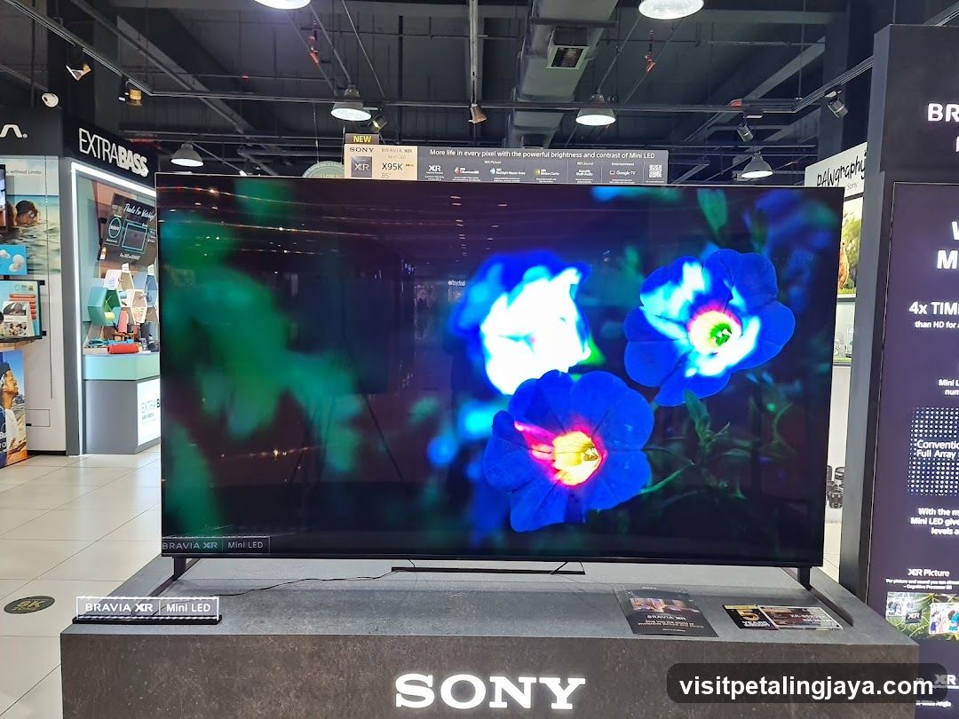 Sony TV Display in Store