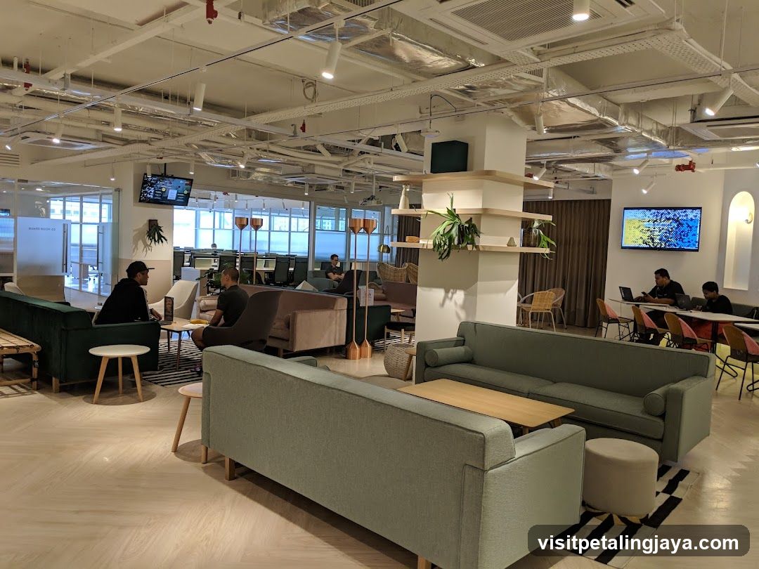 Modern Office Lounge Area