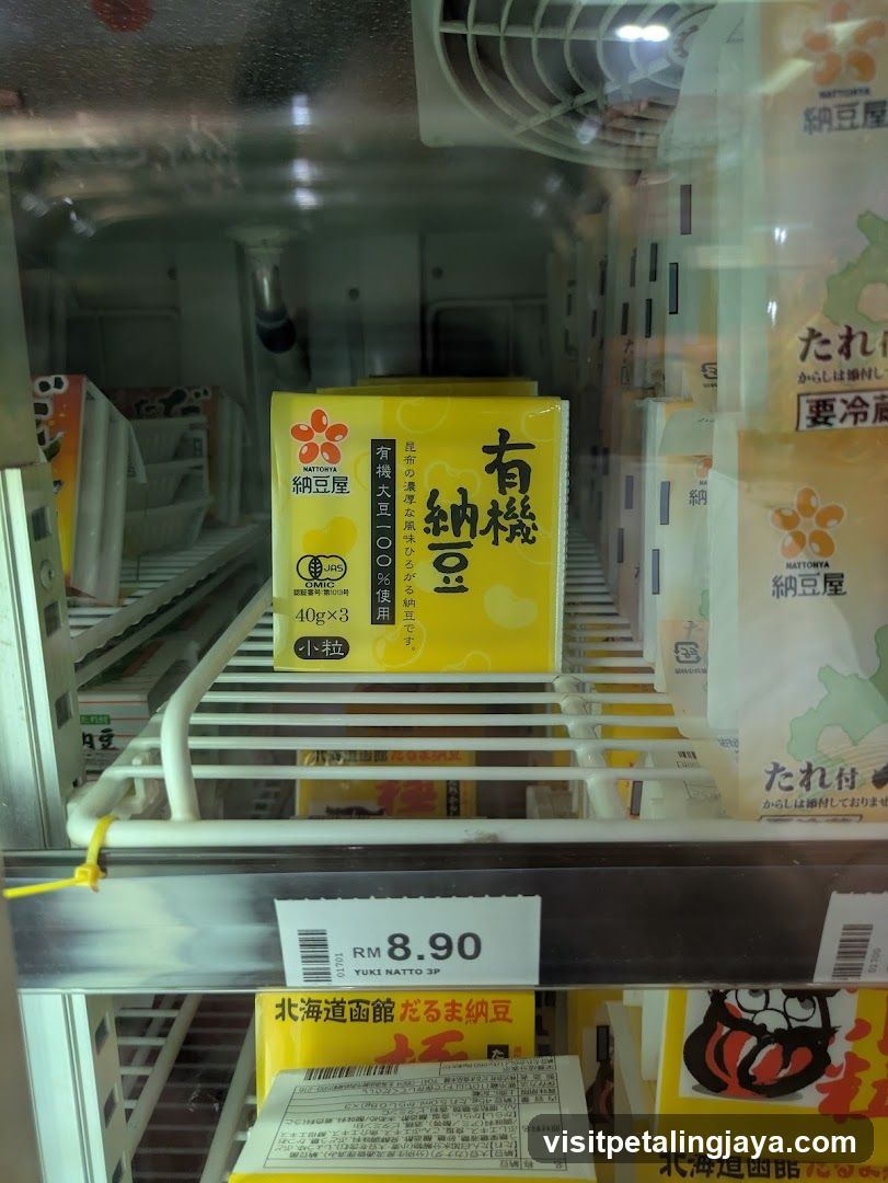 Refrigerated Shelf with Japanese Products