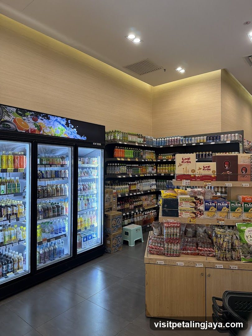 Interior of a convenience store or supermarket