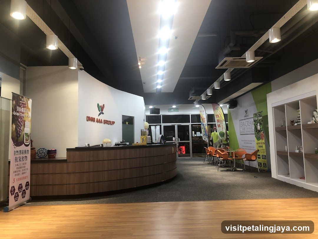 Interior of a modern office or commercial space